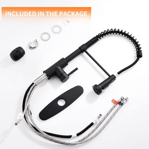 <span class=keywords><strong>Robinet</strong></span> d'évier moderne à double mode en acier inoxydable avec sortie d'eau chaude et froide, avec fonction extractible, base à ressort pour <span class=keywords><strong>robinet</strong></span> de cuisine transfrontalier - Product Image 3