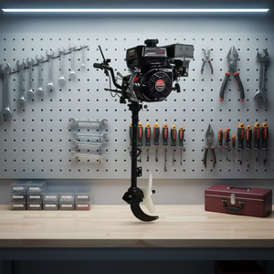 <strong>Outboard</strong> <strong>Jet</strong> <strong>Drive</strong> Lightweight Gasoline <strong>Outboard</strong> Engine 7.5HP 4 Stroke New with Tiller Handle for <strong>Small</strong> Dinghies and Tenders - Product Image 2