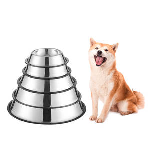 Comedouro para Pet por Atacado em Aço Inoxidável Ecológico à Prova de Derramamento e Tigela de Água com Base Antiderrapante - Product Image 3