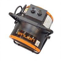 Chauffe-air électrique industriel en acier inoxydable de 5 kW avec moteur pour applications de chauffage en usine