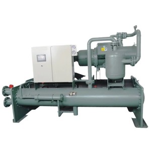 Lingyong Water Cooled <b>Screw</b> Chiller Heat <b>Pump</b> Compressor R-410A Energy Saving Guangzhou Made - Product Image 2
