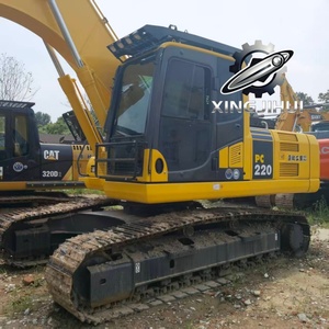Excavatrice d'occasion Komatsu 220-8, marque japonaise d'origine, 22 tonnes, sur chenilles en caoutchouc, grande taille, modèle 2023, godet de 1,1 m - Product Image 2
