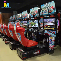 Machine de jeu vidéo de course automobile simulateur 3D haute définition, à monnayeur, type Outrun