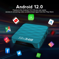 Boîtier TV Android 12 léger, Quad Core AOSP H618, lecteur multimédia, 4 Go de RAM, 32 Go de ROM, double bande, affichage domestique portable