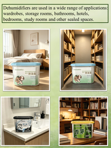 Deshumidificador Portátil Ecológico para el Hogar, Caja Deshumidificadora con Control de Humedad Ajustable, Hecho con Bolas de Cloruro de Calcio para Eliminar la Humedad - Product Image 4