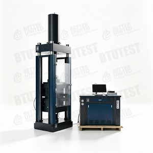 เครื่องไฮดรอลิกแบบช่องเดียว WAW-600/1000KN มาตรฐาน ISO ASTM โครงสร้างสี่เสาที่มีความแข็งแกร่งสูง รองรับการเปลี่ยนรูปขนาดใหญ่ - Product Image 1
