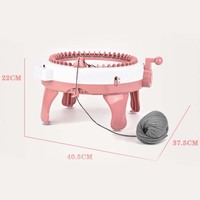 Grande machine à tricoter bricolage pour enfants 40 machine à tricoter jouer maison étoile cylindre chapeau à tricoter