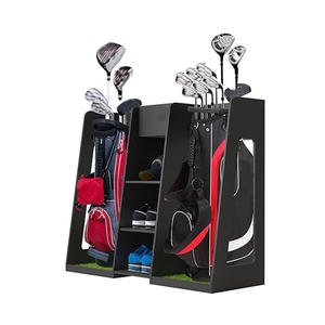 Soporte de Madera para Bolsas de Golf, Organizador de Almacenamiento para Bolsas de Golf, Pelotas y Otros Accesorios de Equipamiento de Golf - Product Image 3