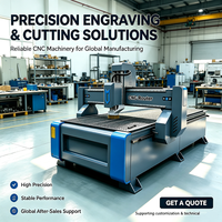 Machine de découpe CNC pour contreplaqué avec table à rainures en T 1325, routeur CNC robuste, prix usine Chine