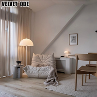 Komprimiertes Togo-Sofa, Caterpillar-Sofa, Luxuriöses Hochdichtes Schaumstoff-Sofa mit Fleckenschutz-Stoff, Modulares Sofa-Set für Moderne Wohnzimmer