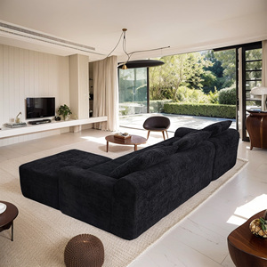 Compression Sectional Convertible Set Comfy Chaise Boneless L-Shape <b>Sofa</b> Deep Seat Eco-Friendly Durable Modular Apartment - Product Image 5