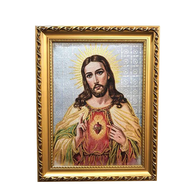 Профессиональная рамка для фото на заказ, сувенир, рамка для религиозных вещей с Иисусом, внутреннее религиозное украшение
