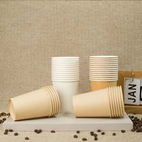 Gobelets en papier isothermes personnalisés écologiques à paroi simple, 4oz-22oz, avec manchons en kraft recyclables et couvercles jetables pour café – Vente chaude