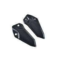 Protectores de Talón de Fibra de Carbono Seca 3K ZHONGHONG para Kawasaki ZX25R Ninja 2020-2025, Ligeros, Ajuste Directo, Negro Brillante/Mate