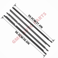 Moldura de Ventana Lateral de Coche y Burlete de Puerta para Toyota Corolla 2009 2010 2011 2012 2013