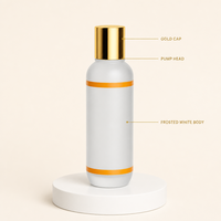 Flacons pompe en verre vides pour soins de la peau, personnalisables, couleur mate, estampage à chaud, carrés, 30g, 50g, 100g, 30ml, 50ml, 100ml