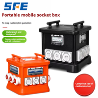 Boîte de distribution d'alimentation portable étanche SFE IP66 ABS, boîte de jonction électrique anti-poussière pour usage extérieur et industriel en Australie