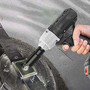 21V Brushless Lithium Cordless Impact Wrench High Torque Industrial DIY Use 1/2 Drive 100Nm Lightweight <b>Battery</b> Car - Product Image 2