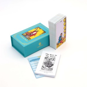 2026 Vendita Calda Mazzo di 78 Carte dei Tarocchi Versione Inglese Carte dei Tarocchi per Divinazione Giochi di Carte per Feste - Product Image 1