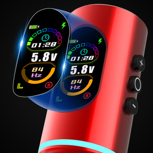 Máquina de Tatuar Inalámbrica con Pantalla LCD, Pistola Rotativa Digital con 2 Baterías para Artistas del Tatuaje - Product Image 3