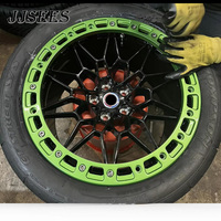 JJSEES Nouvelle conception 17X 10 18X 9 19X9.5/10 Vert Jantes monobloc Beadlock Concave profondes 5x120 5x114.3 5x112 Pcd pour BMW M340i