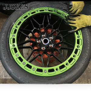 JJSEES Nouvelle conception 17X 10 18X 9 19X9.5/10 <span class=keywords><strong>Vert</strong></span> <span class=keywords><strong>Jantes</strong></span> monobloc Beadlock Concave profondes 5x120 5x114.3 5x112 Pcd pour BMW M340i - Product Image 2