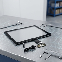 Vente directe d'usine, écran tactile pour moniteur, écran tactile capacitif HMI de 9,7 à 10,1 pouces