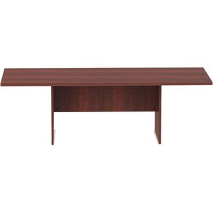 Mesa de Conferencia Rectangular Alera Serie Valencia, Moderna, Color Cerezo Medio, 94.5w X 41.38d X 29.5h, Ajustable para Uso en Oficinas y Hoteles - Product Image 2