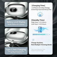 Coupe-ongles électrique à double lame, brevet américain, interrupteur adulte/enfant à une touche, rechargeable, sans fil