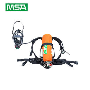 MSA AX2300 <span class=keywords><strong>SCBA</strong></span> 10240486 <span class=keywords><strong>Respirator</strong></span> udara api, tekanan positif 6,8l untuk ruang kerja berbahaya, peralatan penyelamatan darurat - Product Image 6