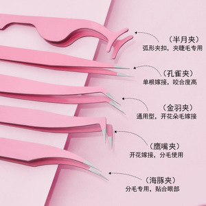 Shinno Eyelash Tweezers Set Stainless Steel Precision Tools For Eyelash Extension - Product Image 2