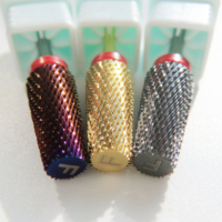 Forets à ongles de style tendance avec logo personnalisé, série Long Flute, emballage en boîte plastique, pour salons de manucure
