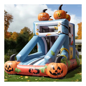 Castillo Inflable Comercial para Fiestas de Halloween, Brincolín Inflable para Niños y Adultos - Product Image 1