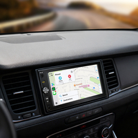 Autoradio double DIN SEMAITU 6,2 pouces pour tableau de bord de voiture, Android Auto/FM/Appel mains libres/USB/Émetteur FM, 6 mois