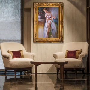 SENDAR hermosa alta calidad vinpi personalizado sexy aceite elegante mujer cabeza pinturas y arte de la pared retrato - Product Image 3