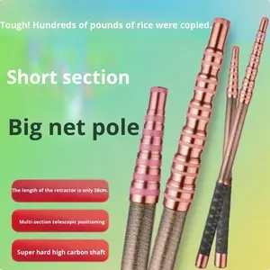 Ультралегкая телескопическая мини-удочка из высокоуглеродистой стали длиной 2,1 м, полный комплект для сбора китайского тунца и фруктов - Product Image 3