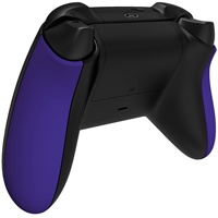 Manettes de remplacement douces au toucher, violettes, pour côtés gauche et droit, coques arrière et poignées de manette pour Xbox Series X & S