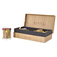 Fleur de Huoshan Mi Hu pure et naturelle - Coffret cadeau d'herbes chinoises traditionnelles
