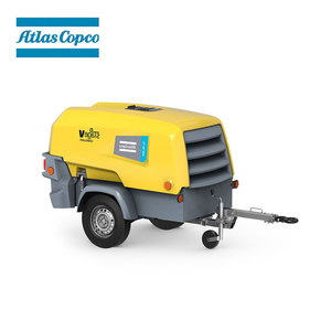 Compresseur d'air mobile diesel Atlas Copco complet, 7 bars, moteur Kubota, compatible avec <span class=keywords><strong>marteau</strong></span> pneumatique pour l'exploitation minière - Product Image 3