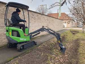 ERE12E 1.1 Ton Electric Mini Crawler Excavator <b>Battery</b>-Powered Hydraulic Machine for Farm & Construction - Product Image 4