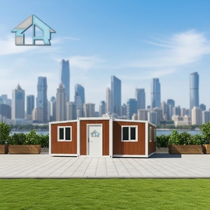 <span class=keywords><strong>Maison</strong></span> préfabriquée élégante et minimaliste, isolée et extensible, avec aménagement complet pour camping, chantier de construction, dortoir - Product Image 1