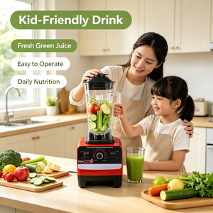 Licuadora Eléctrica <span class=keywords><strong>de</strong></span> Cocina 2 en 1 con Doble Jarra, para Jugos y Smoothies, 10+ Velocidades, 4500W, Carcasa <span class=keywords><strong>de</strong></span> Plástico, para Uso Doméstico - Product Image 1