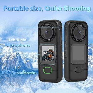 360 M3 Mini Sport <b>Camera</b> 4K HD Nightshot Action Vlogging 10x Touch Screen WIFI Waterproof <b>Night</b> <b>Vision</b>-CMOS Imaging MicroSD - Product Image 2
