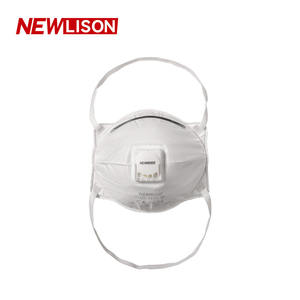 NEWLISON produsen masker debu putih Respirator masker CE FFP2 sekali pakai - Product Image 4