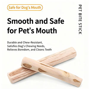 Mainan Kunyah Anjing dari Kayu Kopi, Tahan Gigitan, untuk Latihan Pembersihan Gigi Interaktif, Ukuran Anjing Muda, Sedang, Besar, untuk Penggunaan Dalam/Luar Ruangan - Product Image 4