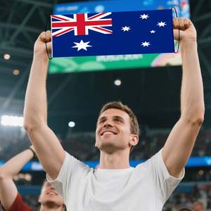 Bandera Deslizante Personalizada para Equipos - Pancarta Portátil y Expandible para Animación Deportiva, Ajustable y Duradera para Eventos en Estadios y Clubes de Fans - Product Image 4