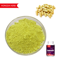 Quercétine dihydratée 98% de qualité industrielle CGMP, extrait de Sophora japonica, poudre de quercétine
