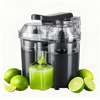 Presse-agrumes électrique double tête avec câble USB pour la maison et la cuisine – Préparez des jus frais au quotidien (orange, citron) – Presse-agrumes manuel