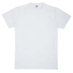 Men's Black Short Sleeve O-Neck T-Shirt Regular Fit Solid Color Casual Jersey Knitted 100% Cotton Blank Design - Product Image 2