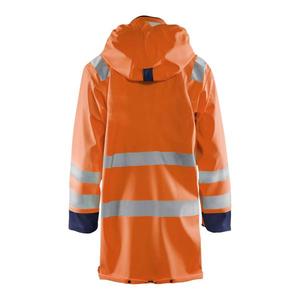 BLAKLADER - 432620055389S Manteau de pluie Hi-Vis Niveau 3 Orange/Bleu marine-EAN 7330509570364 PROTECTION TOUS TEMPS - Product Image 3